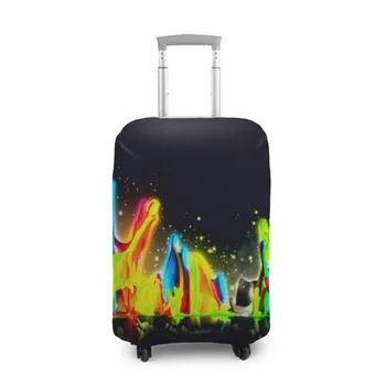 

Suitcase cover 3D explosion of paints