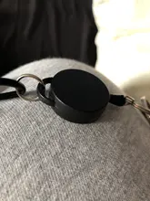 Llavero retráctil de 5 estilos, llavero de Metal de 60/74/75cm, con Clip de retroceso, deportivo, Antipérdida, portatarjetas de identificación