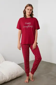 

Trendyol Tagline Knitted Pajamas Set THMAW21PT0250