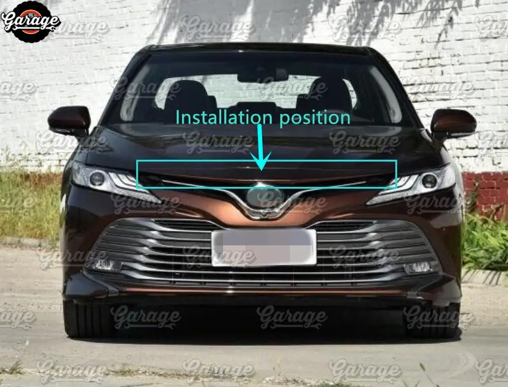 Сentre pad on hood case for Toyota Camry- ABS plastic molding 1 set / 1 pcs decoration car styling