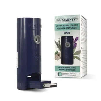 

Ultra nebulizer Aroma Diffuser USB MARNYS. Aromatherapy essential micro droplets with Regulador | Absolute Oils longer
