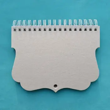 

Kp002-b blank for calendar figured on white spring, A6, 7 sheets