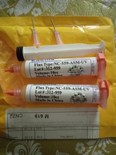 Needles-Booster Syringe Flux-Paste Solder 10cc-Nc-559-Asm-Uv Lead-Free Pusher for 2pcs/Lot