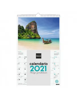 

Annual calendar CAL. Wall ESP25X40 2021P.PARADIS.+