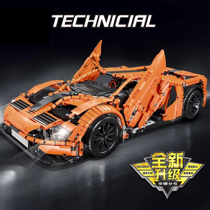 DHL 23013 3038 шт. высокотехнологичные игрушечные машинки MOC Fords GT гоночный автомобиль