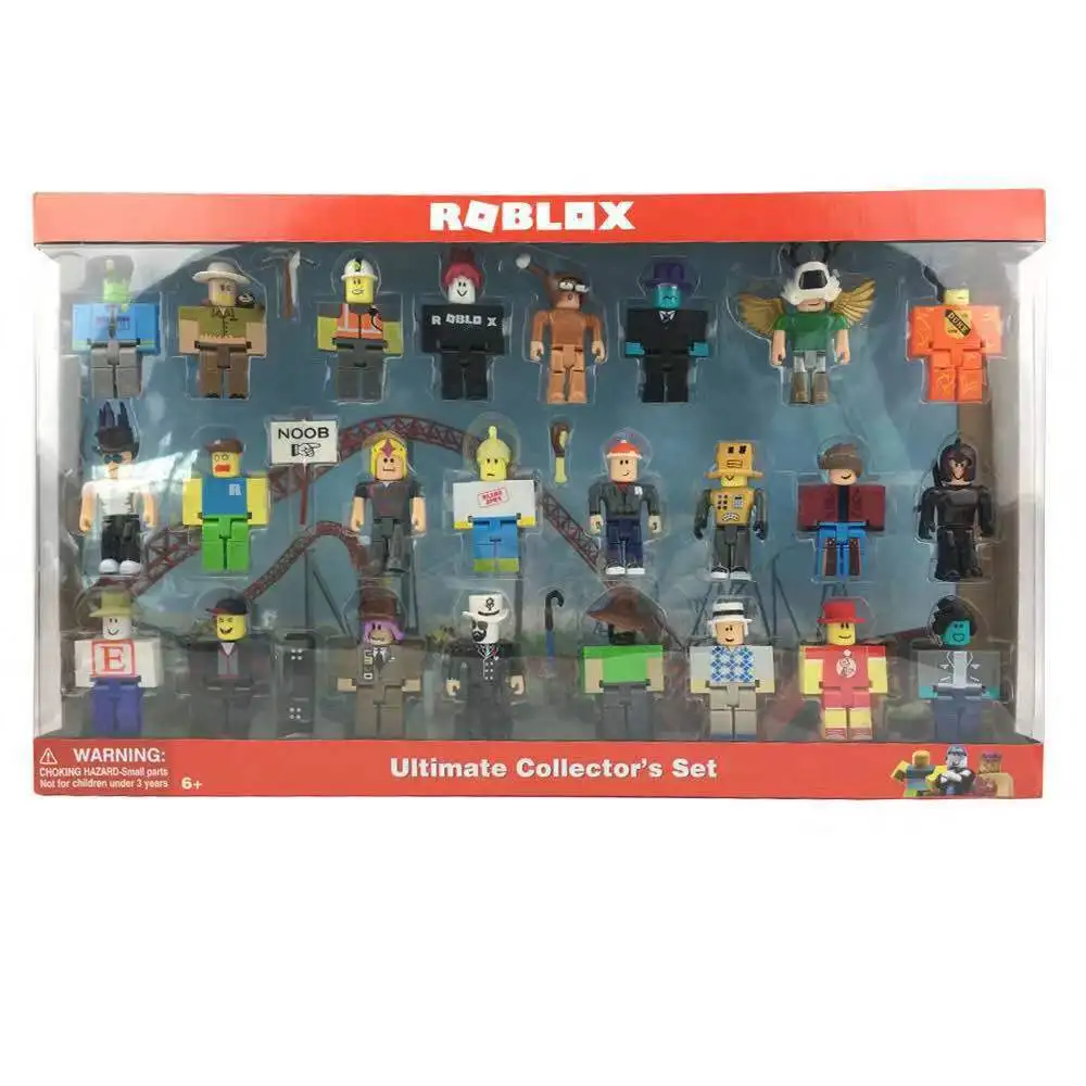 Зеленый ROBLOX Фигурки 7 см ПВХ роскошные куклы игрушки Аниме модели Фигурки для украшения коллекции рождественские подарки для детей - Цвет: Зеленый