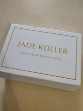 Gua Sha-Rodillo de Jade Natural, masajeador de cara delgada, herramientas de elevación, piedra verde, antiedad, arrugas, belleza de la piel, conjunto de cuidado