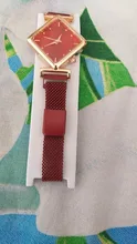 Reloj de cuarzo de lujo para mujer, creativo, sencillo, malla de acero, reloj nuevo, pulsera, femenino