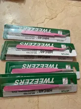 Pinzas de extensión de pestañas postizas 2 uds, pinzas profesionales Vetus, de acero inoxidable, pestañas de extensión, pinzas de maquillaje