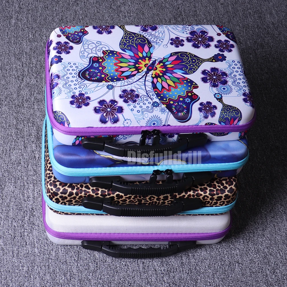 5D Diamond Painting Accessories Storage Box 7/40/54/60/120 Slot Beads  Bottles Container Jar Zipper Case for DIY Diamand Painting