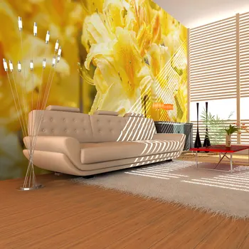 

Wall mural-Yellow azalea - 200x154 cm