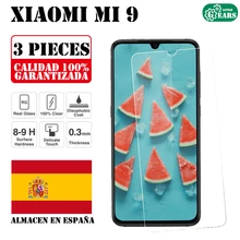  Xiaomi Mi 9 Set 3 Pieces Full Tempered Glass Screen Protector Ultra Thin Scratch Protection 