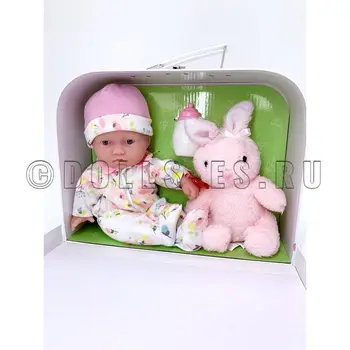 

Doll Berenguer мягконабивная in a suitcase 28 cm (13214)