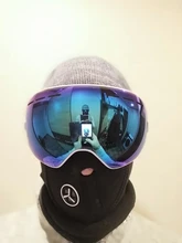 Gafas de esquí con protección UV400 para hombre y mujer, lentes antiniebla para Snowboard, esquí grande, deportes al aire libre
