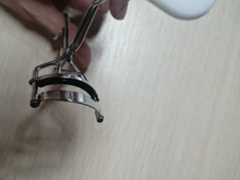 Rizador de pestañas de acero inoxidable, 1 unidad, rizado blanco y plateado, maquillaje cosmético, rizador de pestañas, instrumento para pestañas