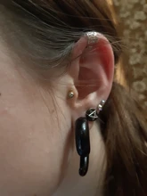 12 unids/set 2020 de oro de moda Color puños de oído hoja pendientes de Clip pendientes largos aretes pendientes para las mujeres los escaladores sin Piercing falso cartílago accesorios de aretes