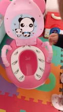 Orinal para bebé, inodoro, bandeja de entrenamiento, asiento de inodoro, cama para niños, orinal portátil, respaldo cómodo, tetera linda de dibujos animados