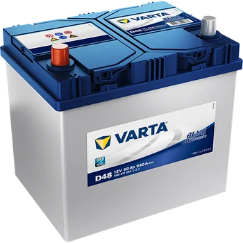 

VARTA D48 battery car 60Ah 540A 232x173x225 positive left 560411054 BLUE DYNAMIC