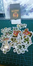 46 unids/caja Retro serie de bosques planta de decoración pegatinas planificador Scrapbooking papelería coreana pegatinas diario