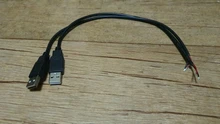 Charger Cable Extension-Connector Power-Supply 4-Pin-Wire-Jack Female 2-Pin Usb-2.0 DIY