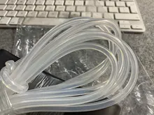 Tubo de bomba peristáltica de grado alimenticio, manguera de tubo de silicona, diámetro interior de 0,8-7,9mm, 1-10 metros