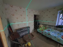 HANMATEK LV1G Laser Level green Cross Line Laser with Measuring Range 50ft, Self-Leveling