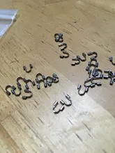 Protectores de alambre de acero inoxidable, 30 Uds., protectores de cables, ganchos en forma de U, conector para fabricación de joyas