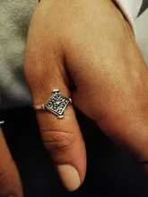 Conjunto de anillo con gemas estilo Retro bohemio para mujer, sortija, flor de cristal, elefante, Loto hueco, 32 estilos, regalo de aniversario de boda