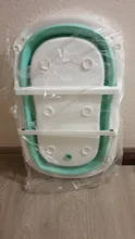 Bañera plegable grande para bebé, Cubo de baño portátil, base antideslizante, bañeras de baño portátiles para bebés recién nacidos, bañera antideslizante para niños