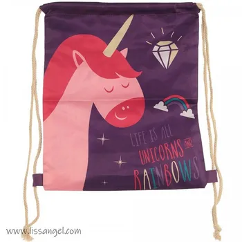 

Rainbow Unicorn Drawstring Bag