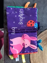 Libro de tela suave para bebé, juguetes educativos cognitivos de animales de dibujos animados para bebés, sonajero de papel de llamada, juguetes para el desarrollo de los sentidos