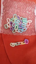 50 unids/lote 15x10mm acrílico cadena llaveros para collar pulsera de cadena de colores de plástico eslabones de la cadena de fabricación de la joyería