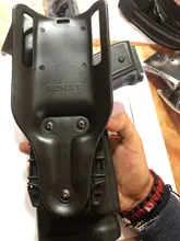 Correa de banda para pierna táctica QLS 19 22, adaptador de cartuchera para pistola Safa Glock 17 Beretta M9, cinturón de cintura para pistola de caza