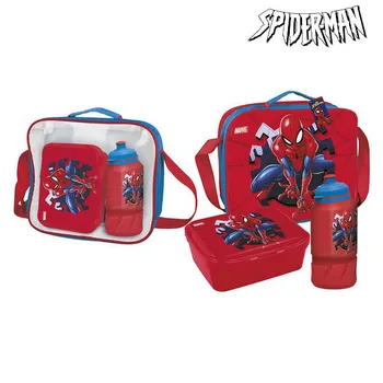 

Lunchbox with Accessories Spiderman Red