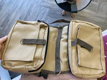 Mochila de viaje para perros medianos y grandes, saco para acampar, senderismo, silla de montar, color caqui