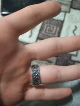 Huitan-Anillo de defensa de Mitología nórdica para hombre, tótem de lobo gigante, moda Hip Hop, Rock, Unisex, regalo Punk