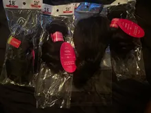 Beaufox-extensiones de ondas sueltas brasileñas, 3 mechones de pelo humano con cierre, extensión de cabello Remy 4x4