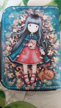 Cartera con patrón de dibujos animados para niños, Tarjetero, monedero, funda para pasaporte, Tarjetero Rfid