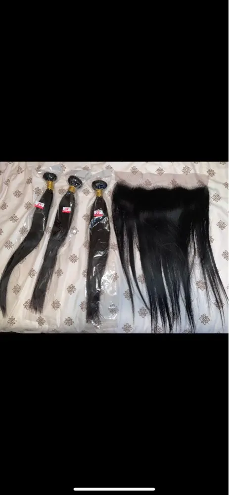 Straight Brazilian Straight 4 Bundles Frontal photo review