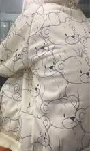 Sudadera con capucha para mujer, de dibujos animados, de oso, primavera y verano, con cremallera, moda coreana, 12345-Lillte