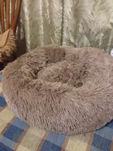 Dog-Bed Large Kennel-Sleeping-Bag Pets Cat Round Washable Plush Soft Little-Medium Long