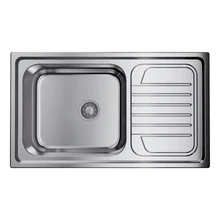 Kitchen sink Omoikiri Haruna 86-IN stainless steel. steel stainless steel)(Drain grooves embedded