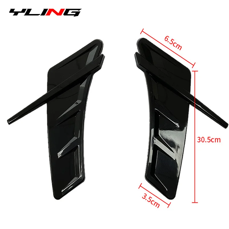 Car DIY Auto Decorative Side Vent Air Flow Fender ... – Grandado - View #10
