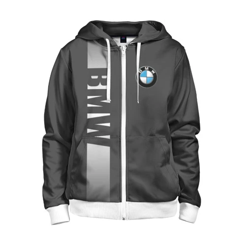 deportiva BMW con cremallera 3D para con capucha y -