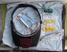 Lupa de microscopio Con Luz LED para lectura o reparación, lupa de cristal para cabeza, gafas Con Luz LED para lectura o reparación, 10X