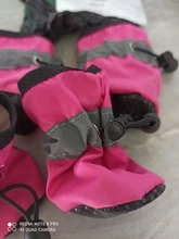 4 unidades/juego de zapatos de invierno para perros de compañía, botines impermeables para lluvia y nieve, calcetines antideslizantes de goma para cachorros pequeños, accesorios de calzado