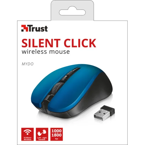 Мышь Mydo Silent Click бесшумная- blue