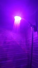 Cabezal de ducha con cambio de Color, luz Led brillante, automático, cambio de 7 colores, ahorro de agua, decoración de baño de ducha