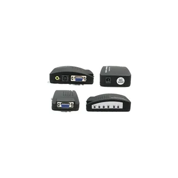 

Convertitore Adattatore Video da AV/S-Video. BNC a VGA Video - Monitor