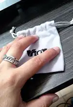 Vnox Spinner Black Chain Ring for Men Punk Titanium Steel Metal Finger Jewelry Male Alliance